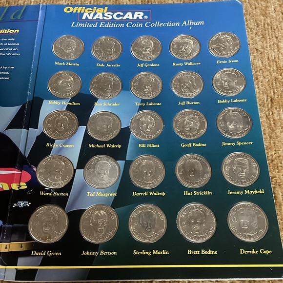 NASCAR Limited Edition coin Collection, Go For Gold, 25 Drivers Coins - Picture 3 of 5